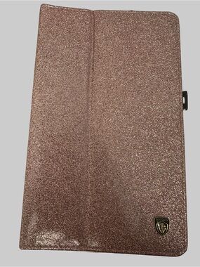 Sparkle Tablet Folio Cover in Rose Gold - Slim Protective Case